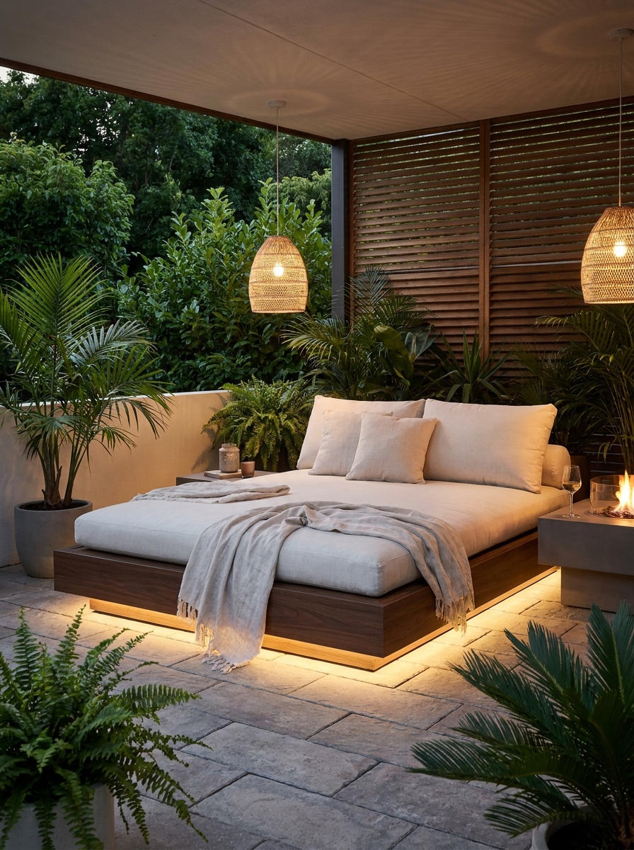 Outdoor Daybed Retreat