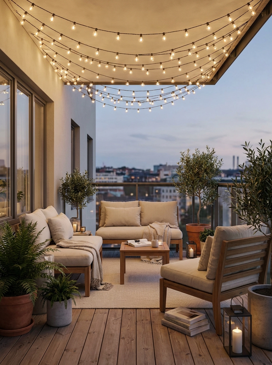 String Light Canopy