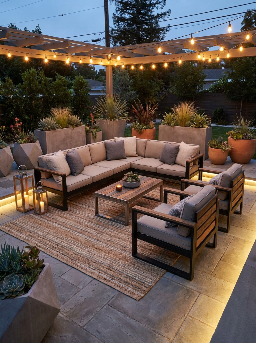 Mixed Material Seating
