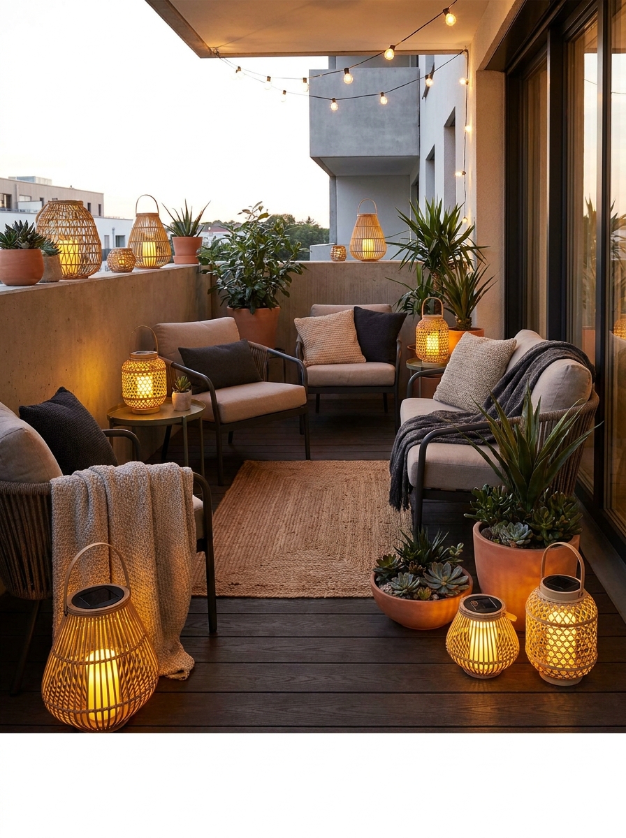 Solar Lantern Display