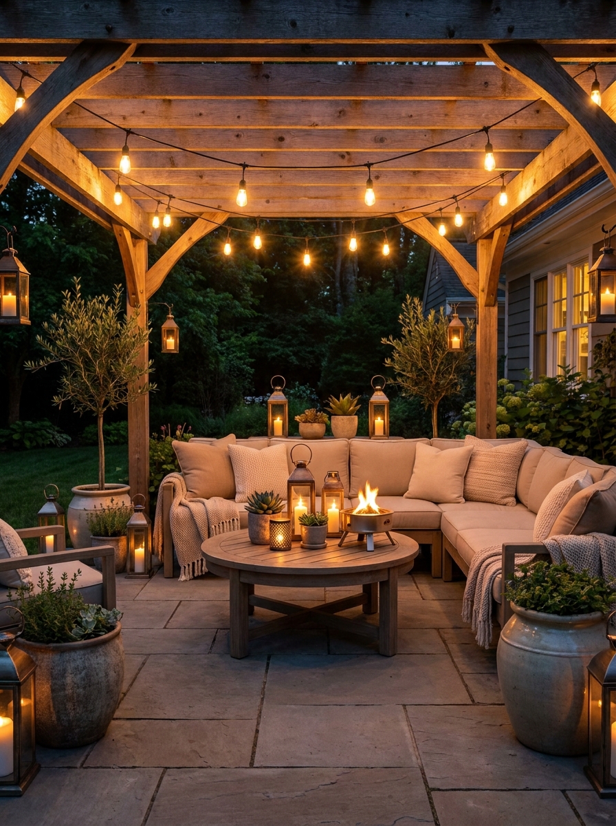 String Light Canopy
