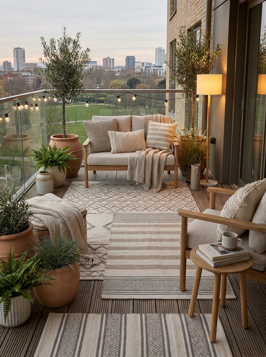 Layered Outdoor Rugs
