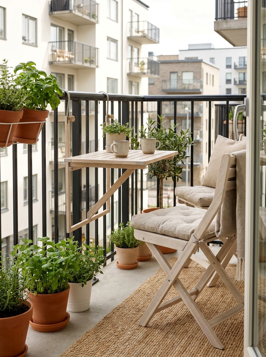 Foldable Café Table