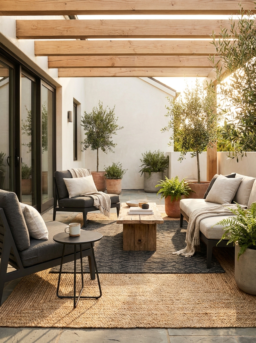 Layered Outdoor Rugs