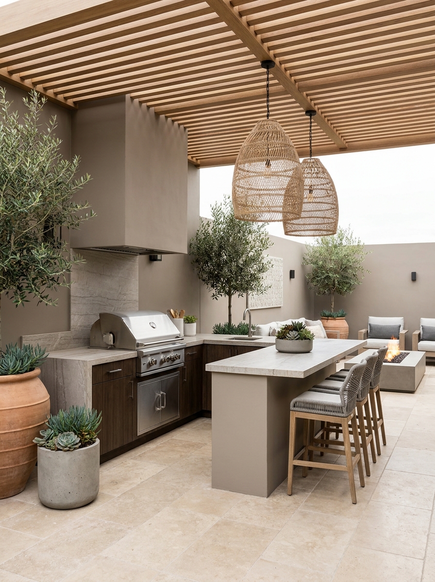 Outdoor Kitchen Corner